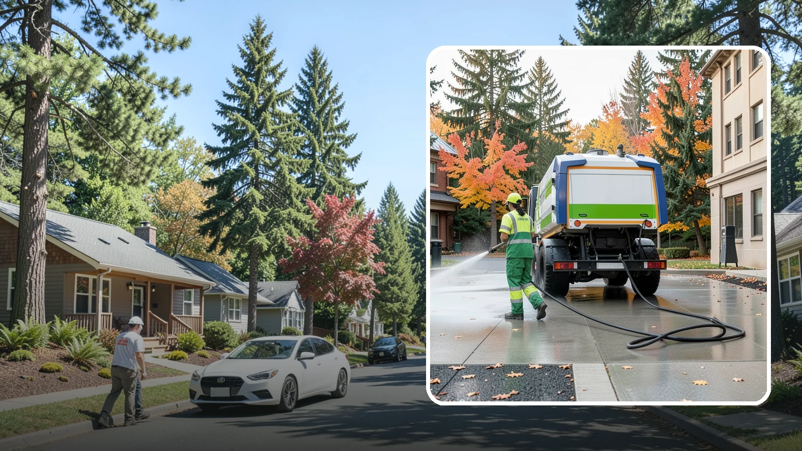 Municipal Plaza Cleaning in Orting, Pierce County, WA - We deep clean public plazas, courtyards, and gathering spaces to restore hardscape appearance for Western Washington civic...