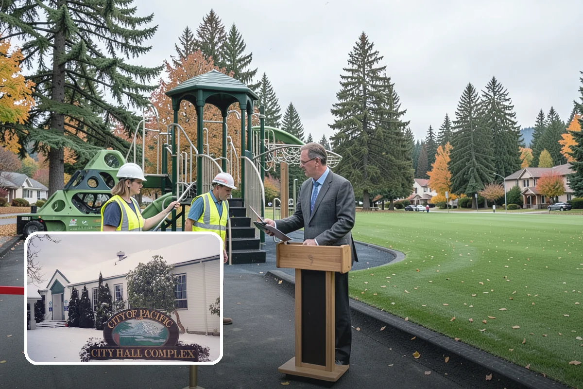 Municipal Plaza Cleaning in Pacific, King County, WA - Deep cleaning restores heavily trafficked plaza hardscapes