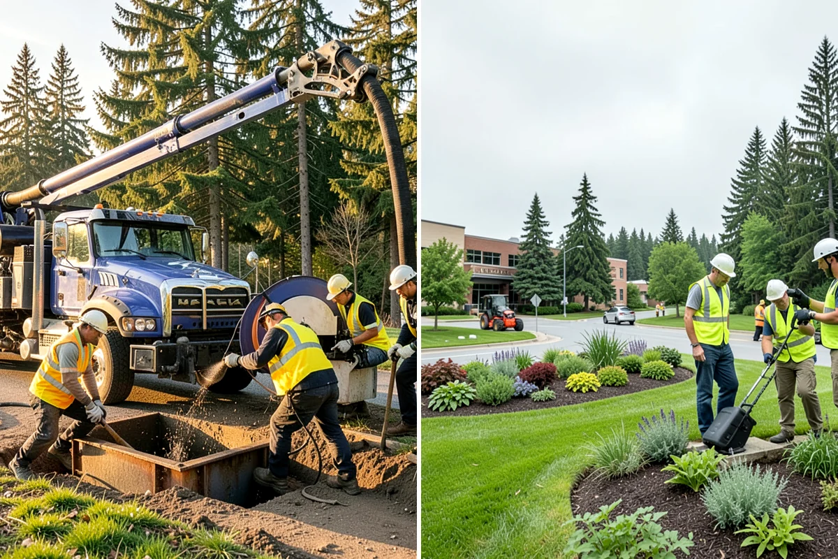 Municipal Plaza Cleaning in Pacific, King County, WA - We assess plaza surfaces and staining and confirm a plan