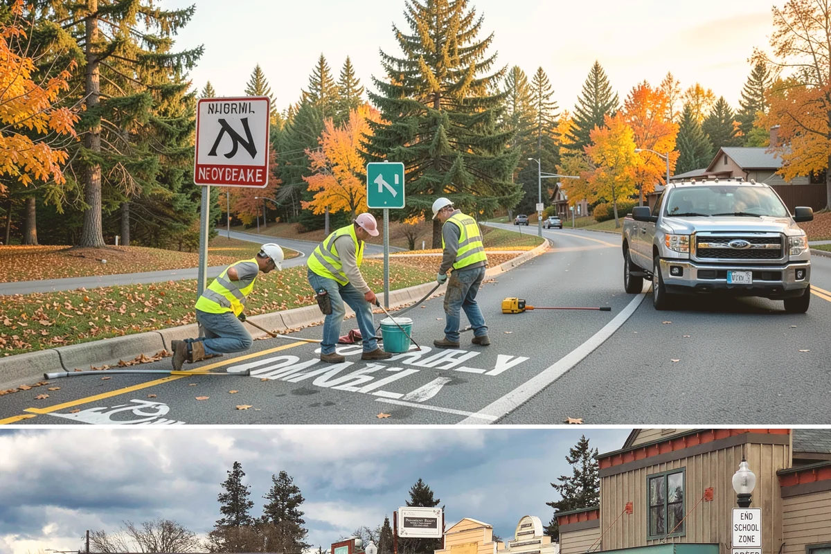 Municipal Plaza Cleaning in Roy, Pierce County, WA - Plaza cleaning is scheduled in the dry season and timed ahead of major public events to present spaces at their best.
