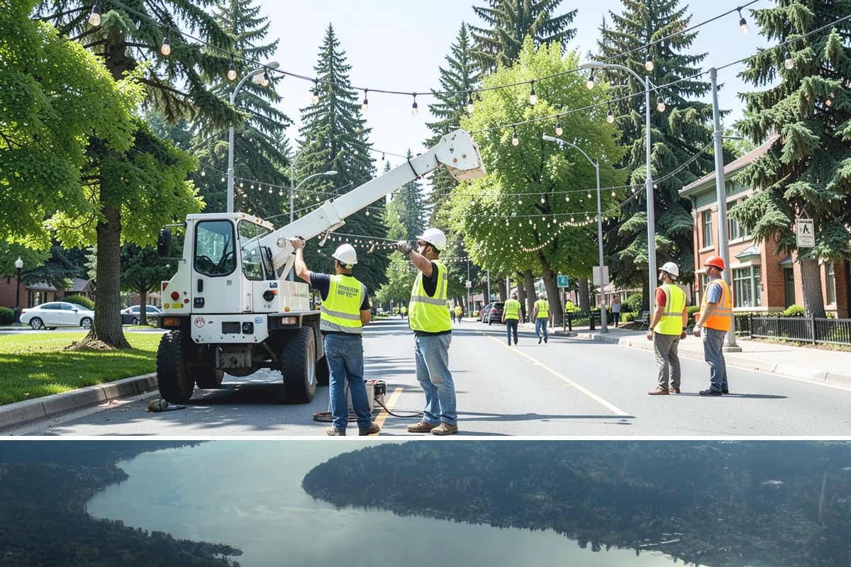 Municipal Plaza Cleaning in Sammamish, King County, WA - Plaza cleaning is scheduled in the dry season and timed ahead of major public events to present spaces at their best.