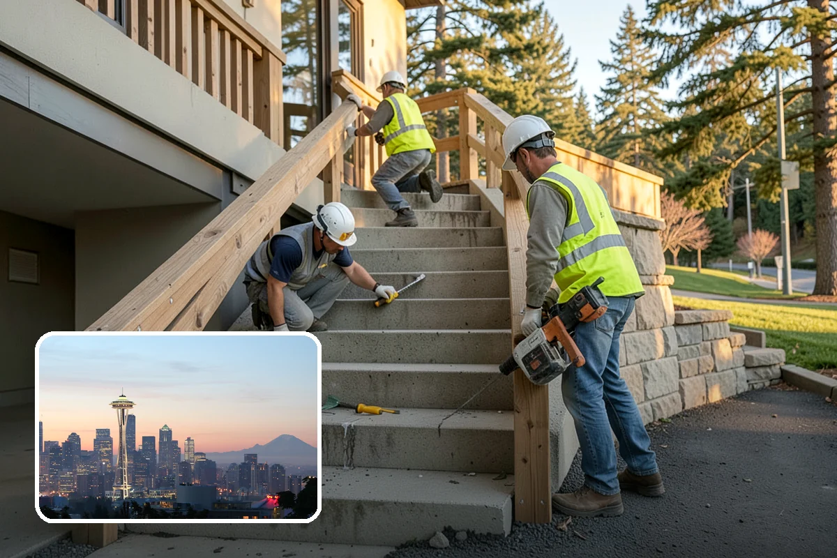 Municipal Plaza Cleaning in Seattle, King County, WA - Deep cleaning restores heavily trafficked plaza hardscapes