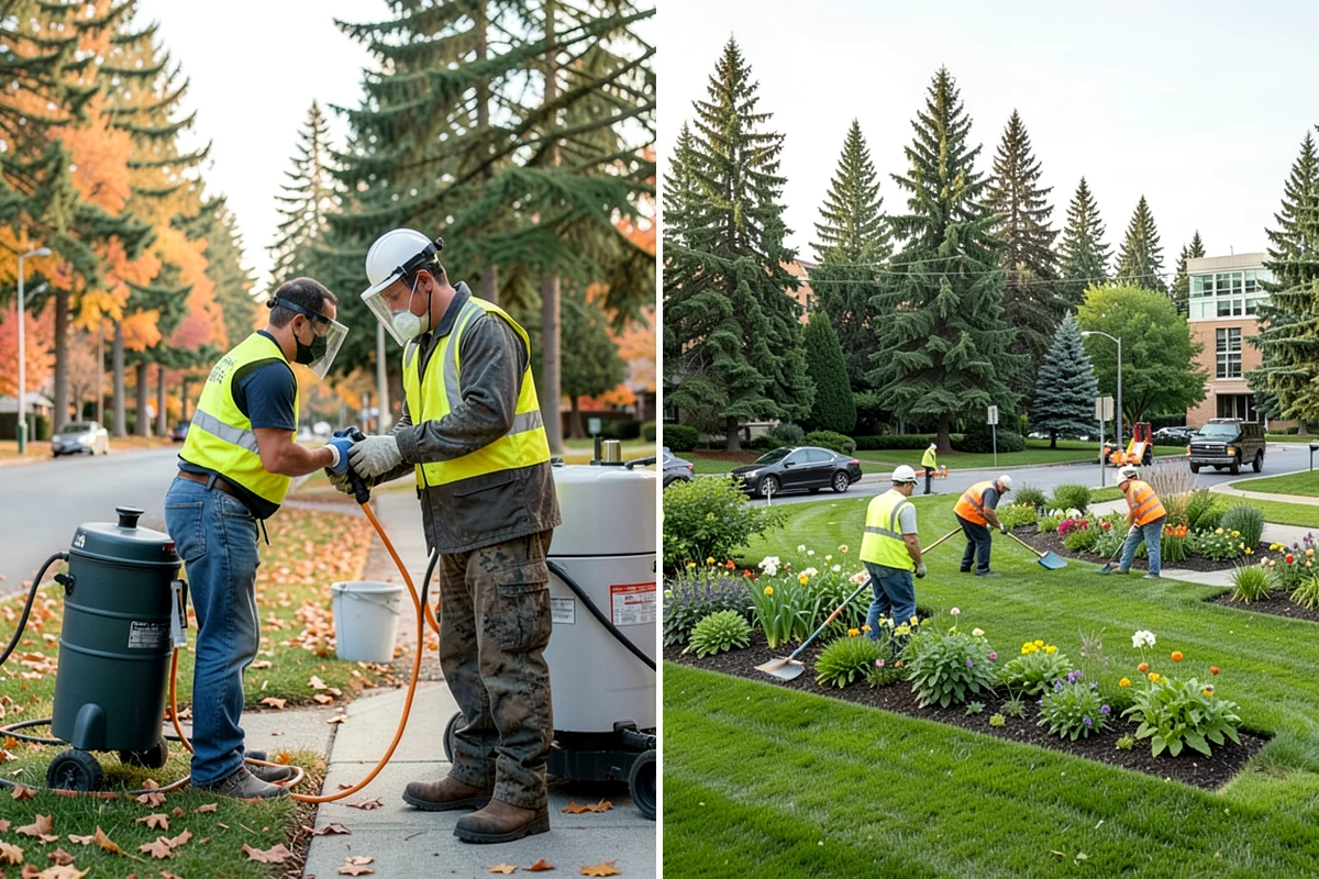 Municipal Plaza Cleaning in Seattle, King County, WA - We assess plaza surfaces and staining and confirm a plan