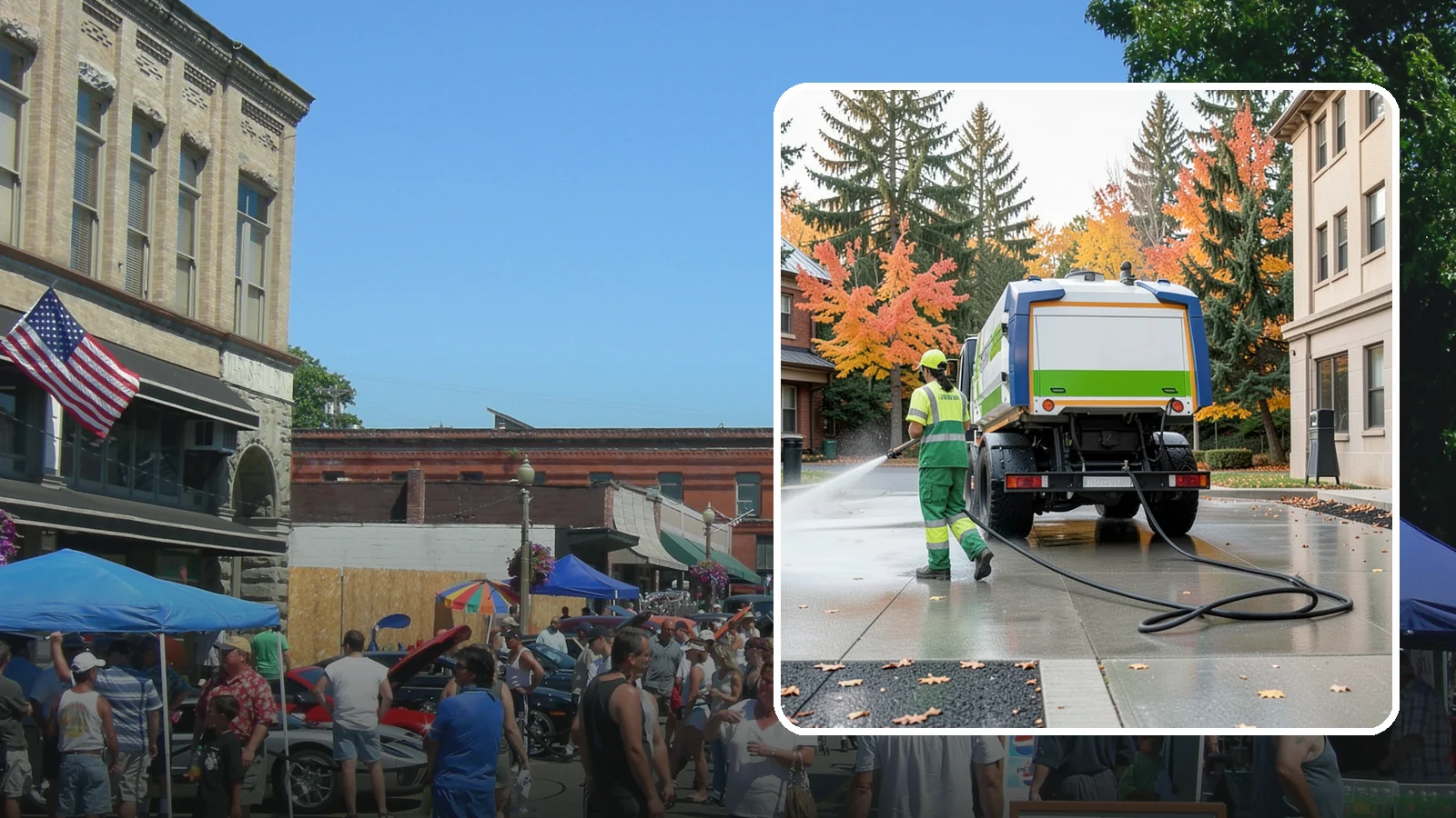 Municipal Plaza Cleaning in Snohomish, Snohomish County, WA - We deep clean public plazas, courtyards, and gathering spaces to restore hardscape appearance for Western Washington civic...