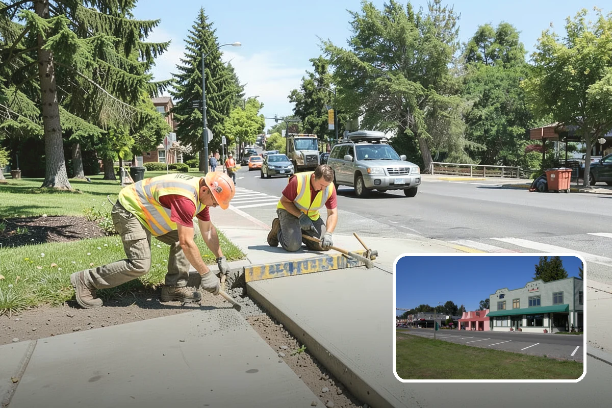 Municipal Plaza Cleaning in Snoqualmie, King County, WA - Deep cleaning restores heavily trafficked plaza hardscapes