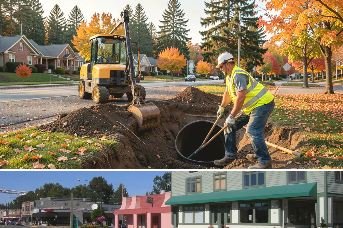 Municipal Plaza Cleaning in Snoqualmie, King County, WA - Plaza cleaning is scheduled in the dry season and timed ahead of major public events to present spaces at their best.