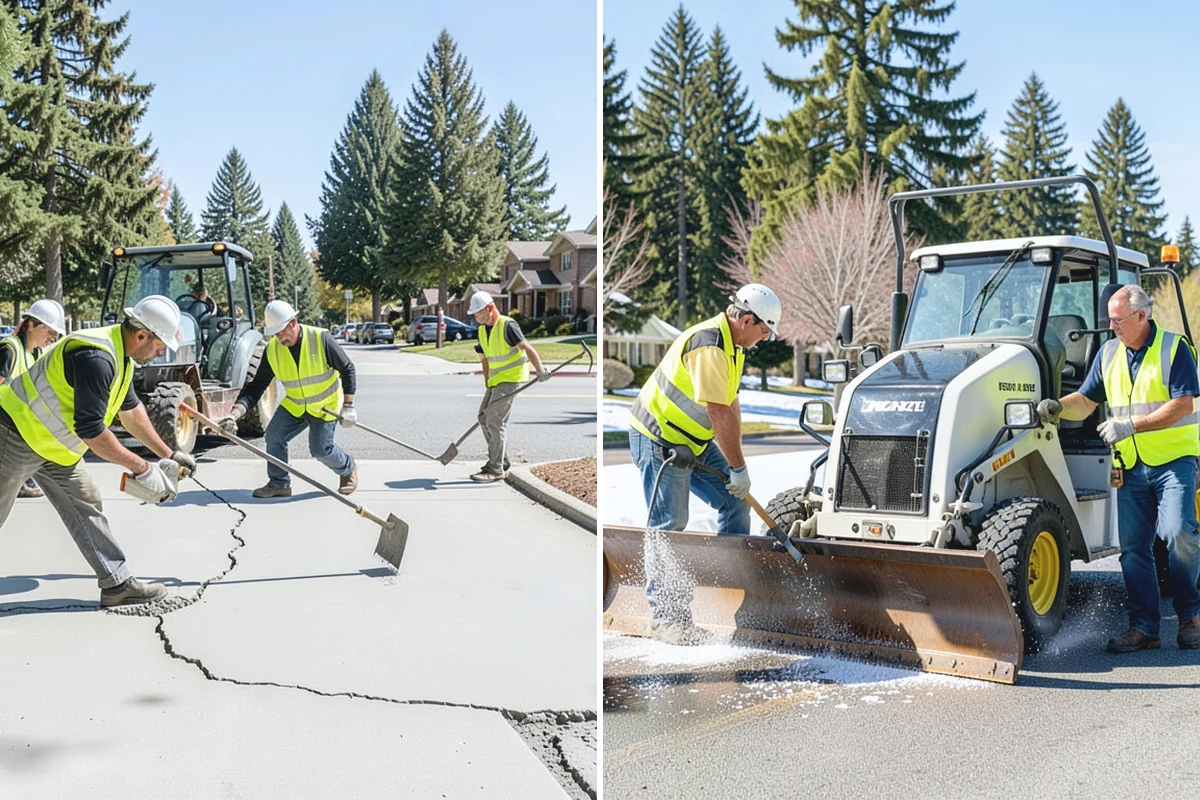 Municipal Plaza Cleaning in South Prairie, Pierce County, WA - We assess plaza surfaces and staining and confirm a plan