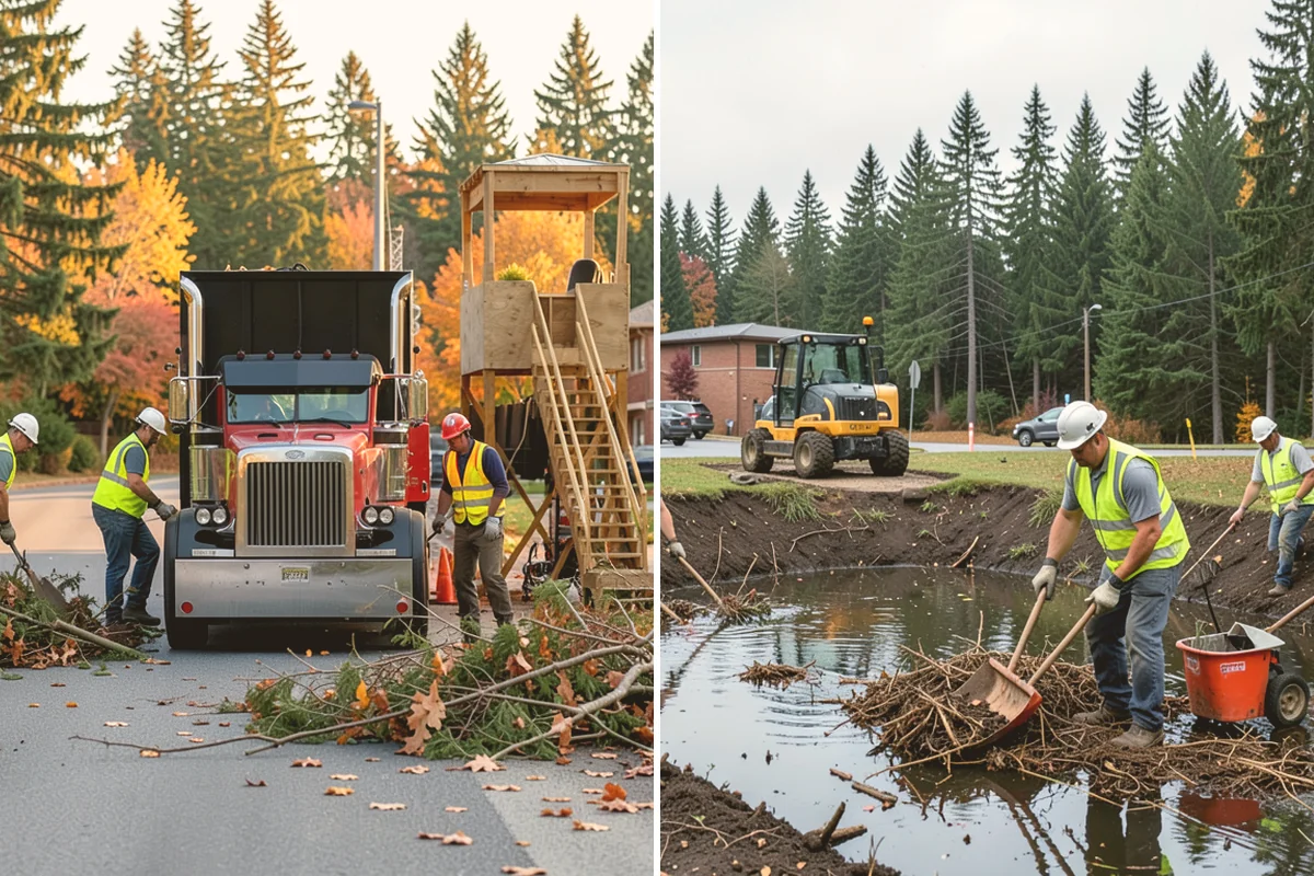 Municipal Plaza Cleaning in Stanwood, Snohomish County, WA - We assess plaza surfaces and staining and confirm a plan