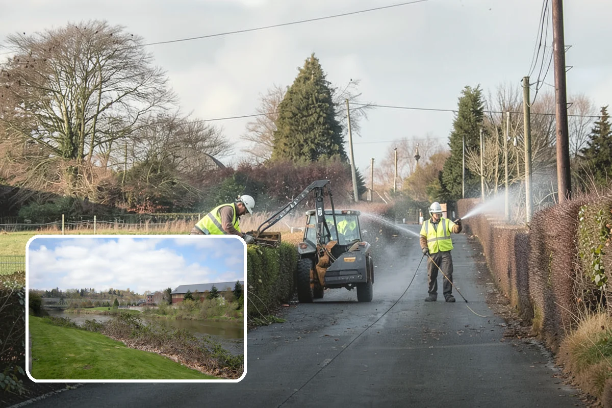Municipal Plaza Cleaning in Tukwila, King County, WA - Deep cleaning restores heavily trafficked plaza hardscapes
