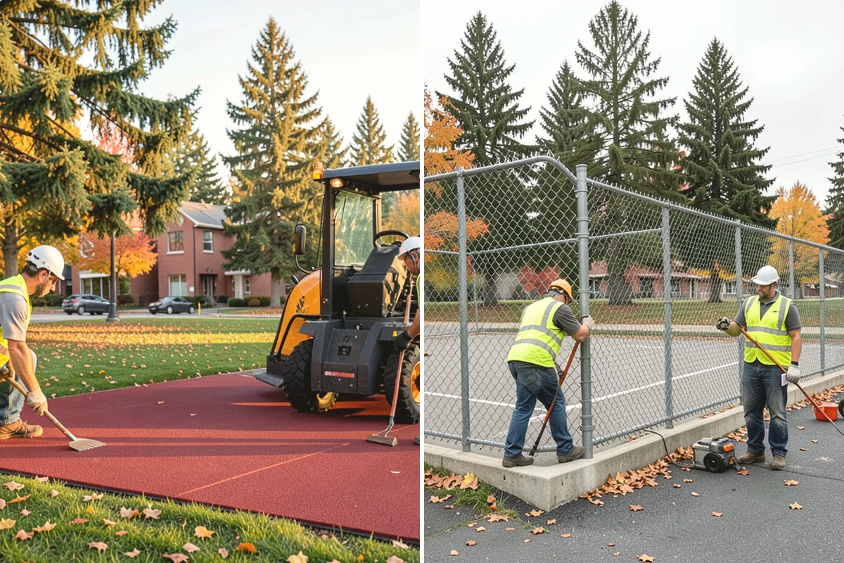 Municipal Plaza Cleaning in Tukwila, King County, WA - We assess plaza surfaces and staining and confirm a plan