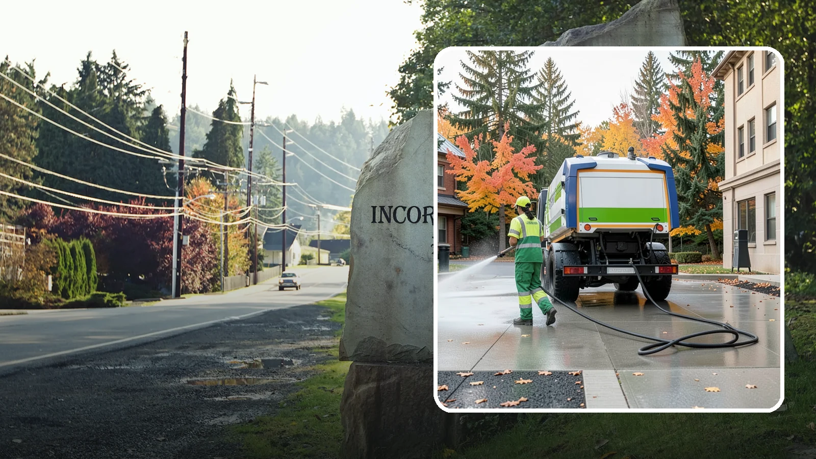 Municipal Plaza Cleaning in Wilkeson, Pierce County, WA - We deep clean public plazas, courtyards, and gathering spaces to restore hardscape appearance for Western Washington civic...
