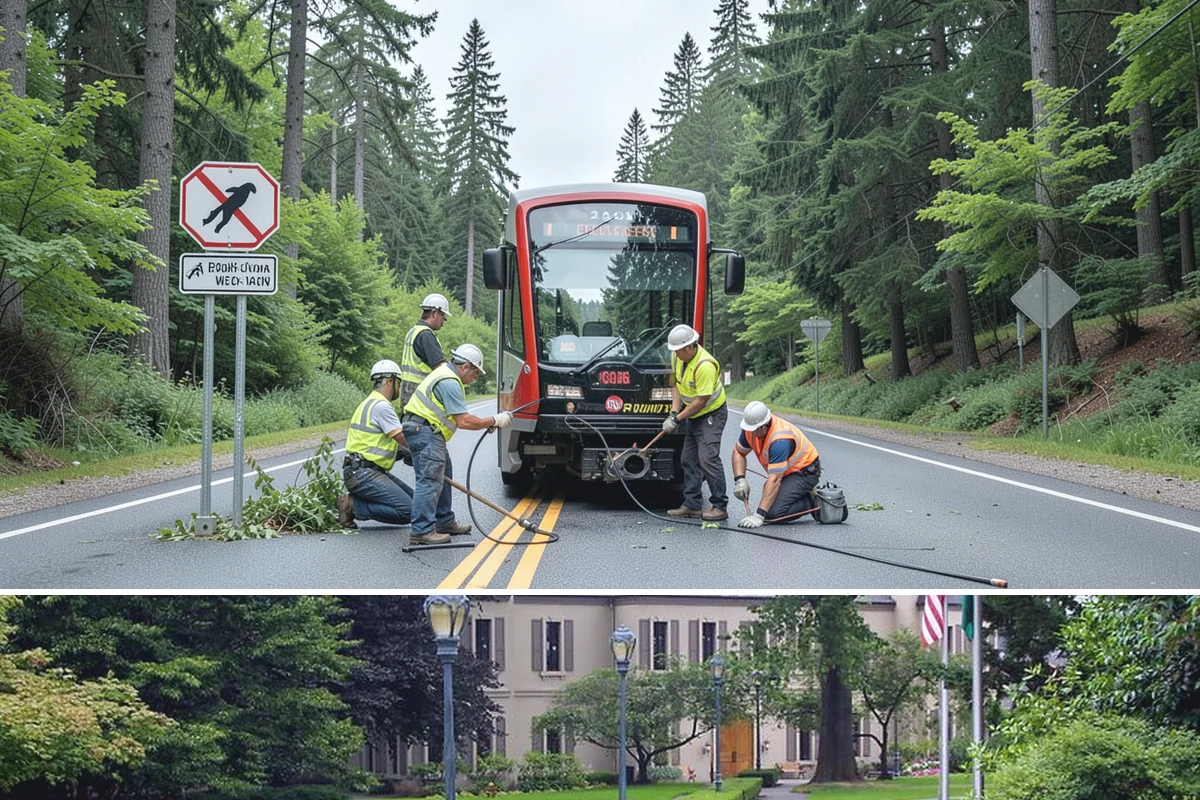 Municipal Plaza Cleaning in Woodinville, King County, WA - Plaza cleaning is scheduled in the dry season and timed ahead of major public events to present spaces at their best.