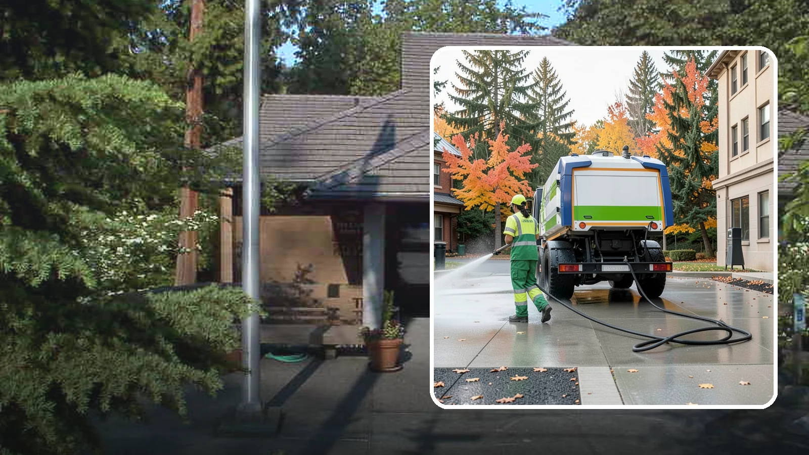 Municipal Plaza Cleaning in Yarrow Point, King County, WA - We deep clean public plazas, courtyards, and gathering spaces to restore hardscape appearance for Western Washington civic...