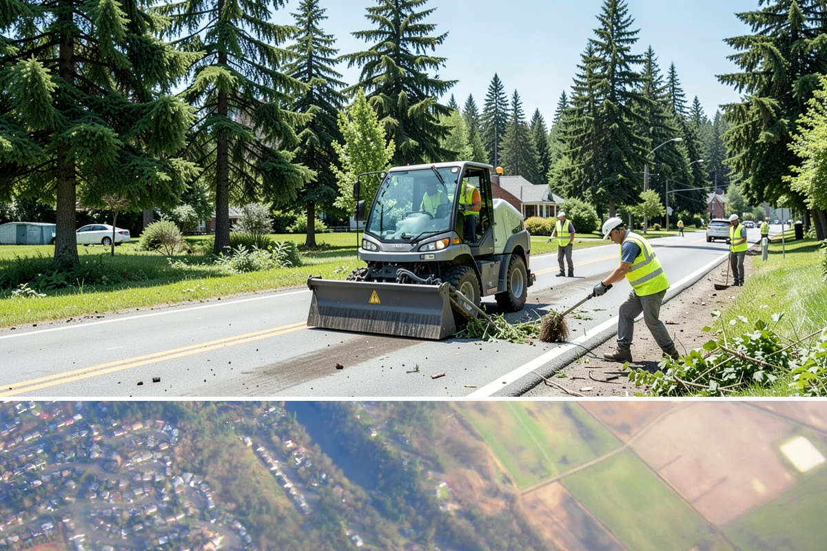 Municipal Restroom Construction in Algona, King County, WA - Underground utility work and foundations proceed most reliably during the drier construction season.