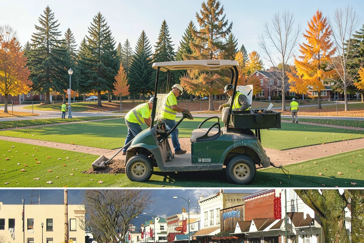 Municipal Restroom Construction in Arlington, Snohomish County, WA - Underground utility work and foundations proceed most reliably during the drier construction season.