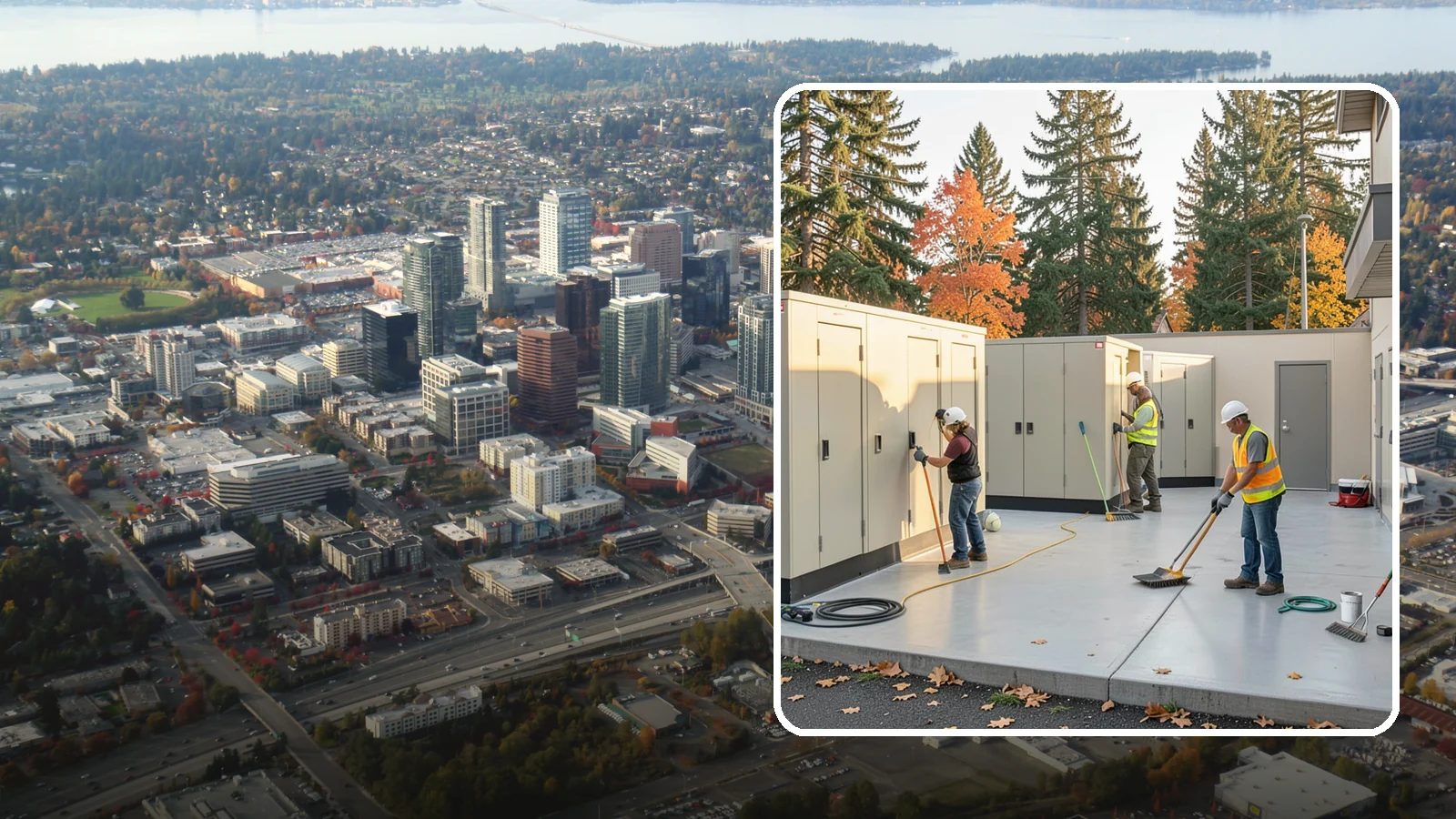 Municipal Restroom Construction in Bellevue, King County, WA - Build durable public restroom facilities engineered for high traffic, vandal resistance, and accessibility compliance.
