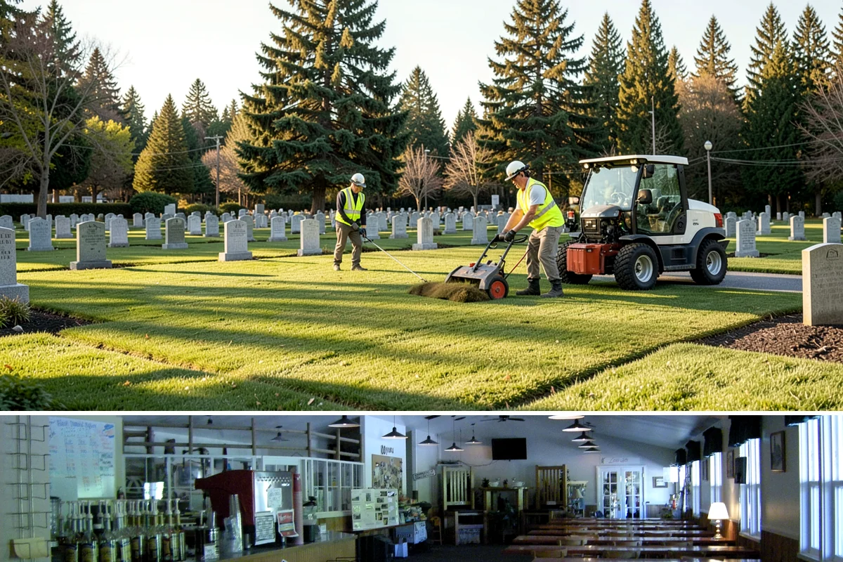 Municipal Restroom Construction in Black Diamond, King County, WA - Underground utility work and foundations proceed most reliably during the drier construction season.