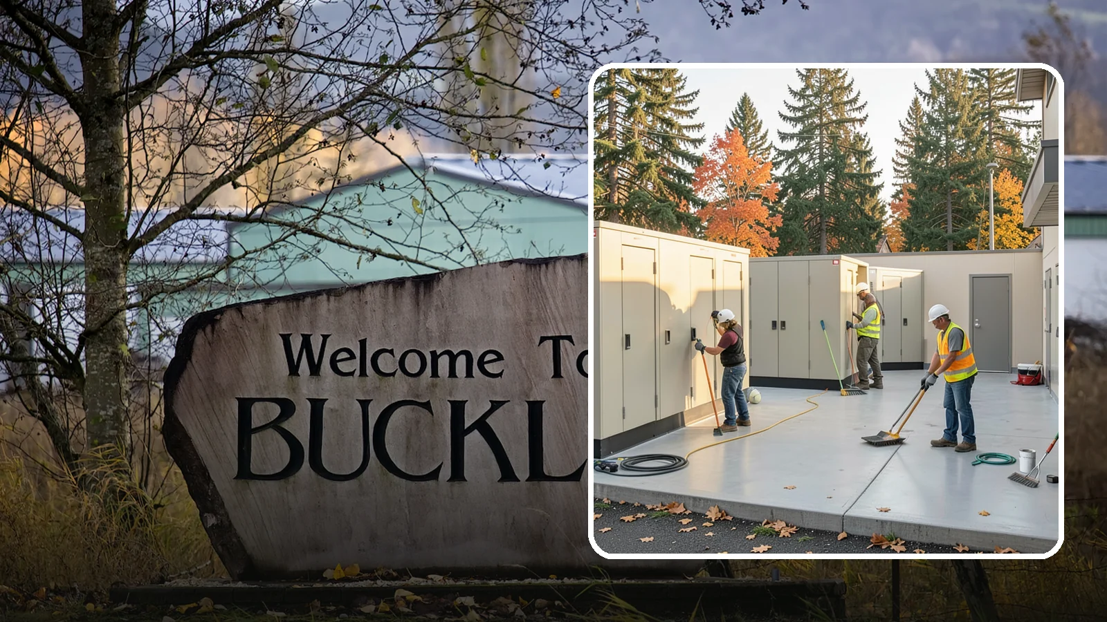 Municipal Restroom Construction in Buckley, Pierce County, WA - Build durable public restroom facilities engineered for high traffic, vandal resistance, and accessibility compliance.