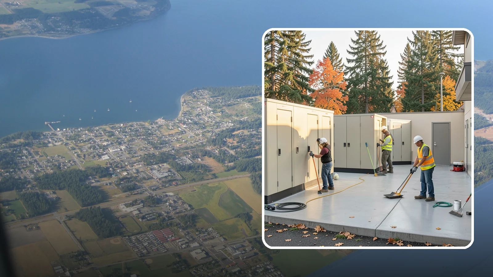 Municipal Restroom Construction in Coupeville, Island County, WA - Build durable public restroom facilities engineered for high traffic, vandal resistance, and accessibility compliance.