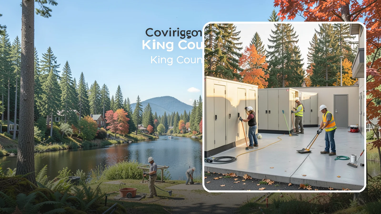 Municipal Restroom Construction in Covington, King County, WA - Build durable public restroom facilities engineered for high traffic, vandal resistance, and accessibility compliance.