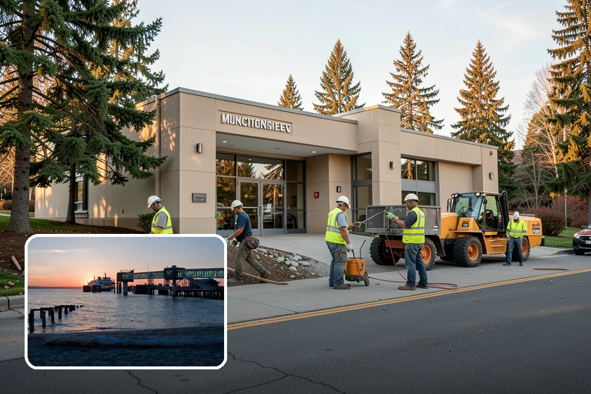 Municipal Restroom Construction in Edmonds, Snohomish County, WA - Delivers vandal-resistant fixtures and finishes built for public abuse