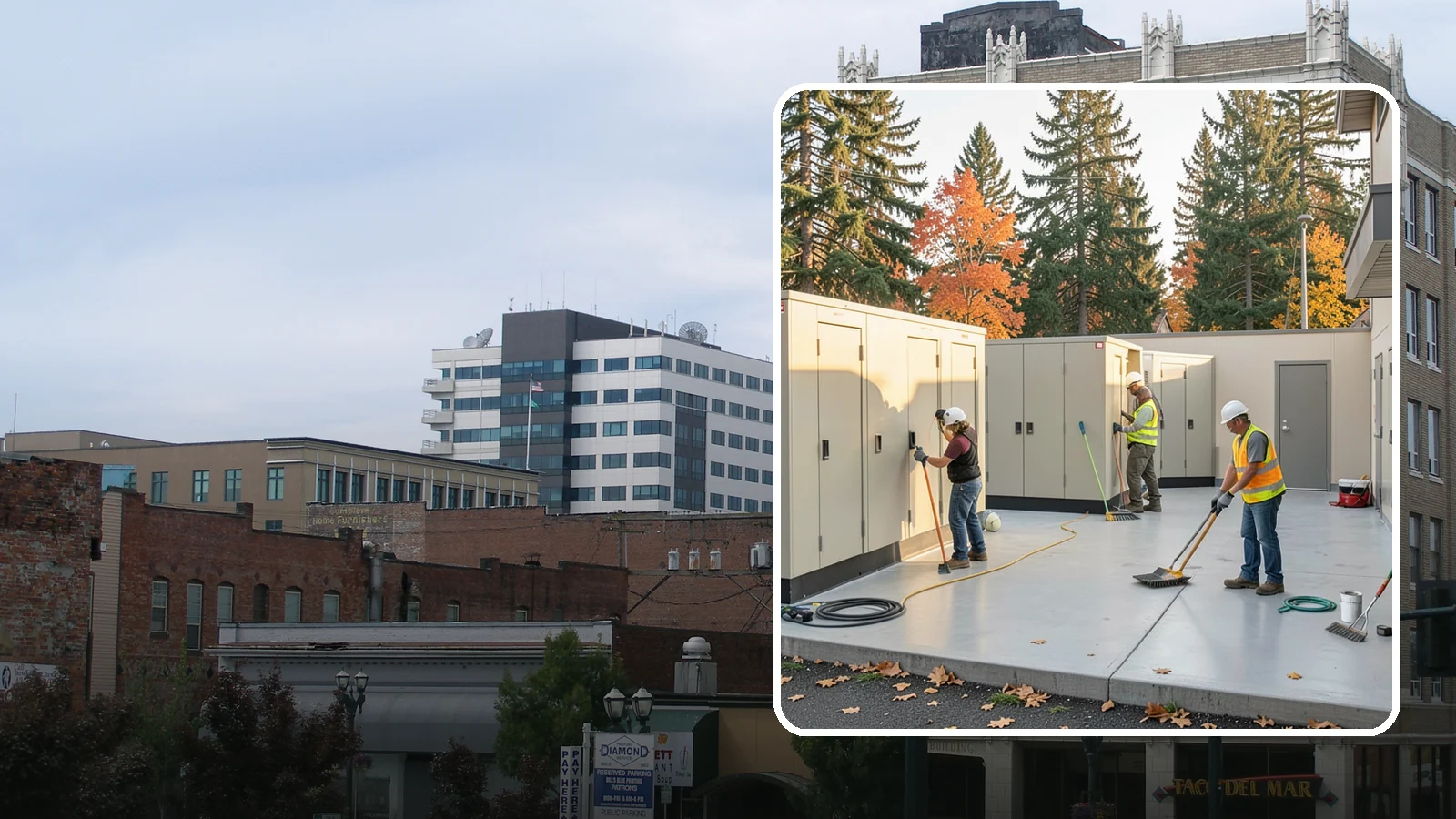 Municipal Restroom Construction in Everett, Snohomish County, WA - Build durable public restroom facilities engineered for high traffic, vandal resistance, and accessibility compliance.
