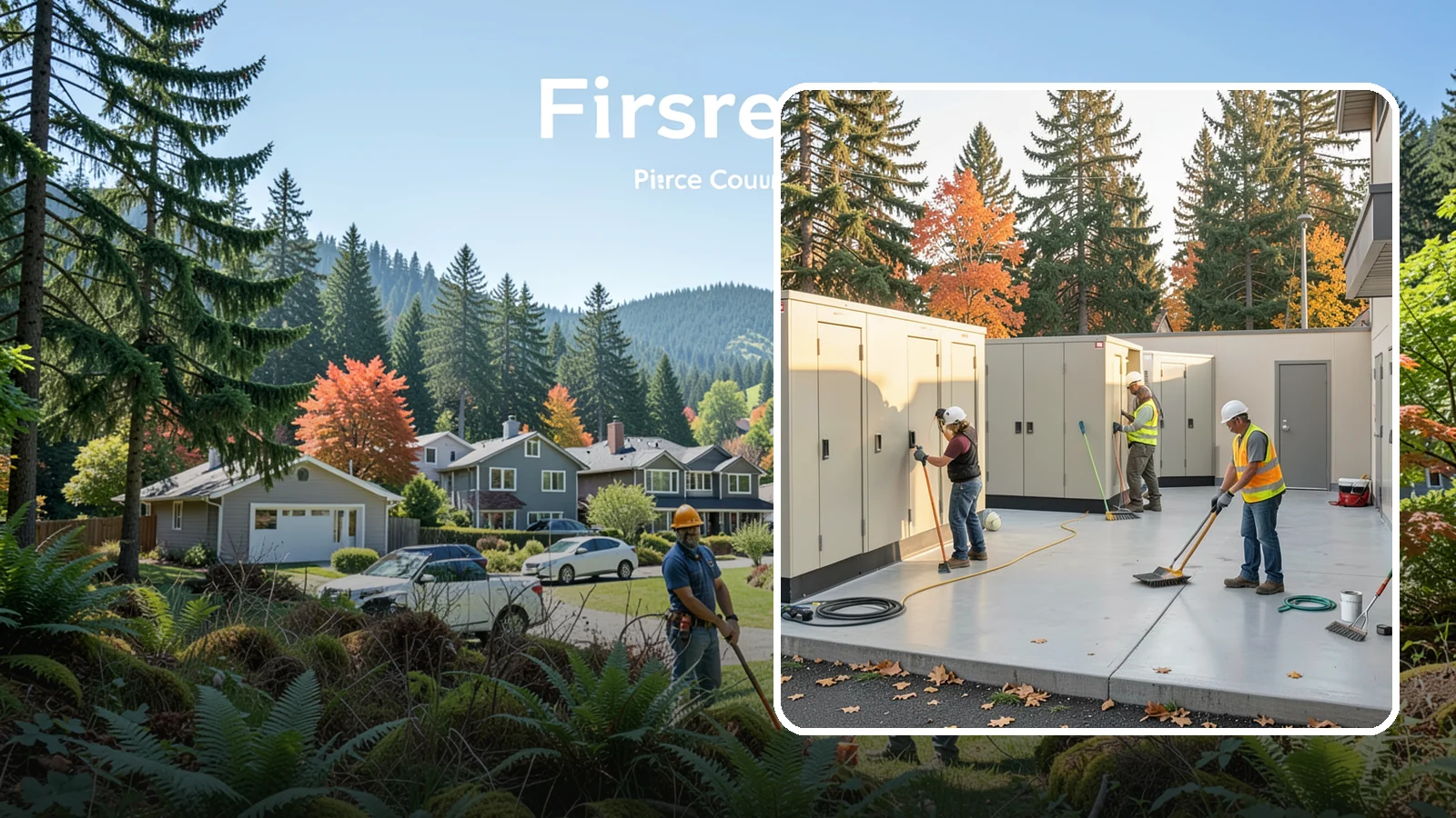 Municipal Restroom Construction in Fircrest, Pierce County, WA - Build durable public restroom facilities engineered for high traffic, vandal resistance, and accessibility compliance.