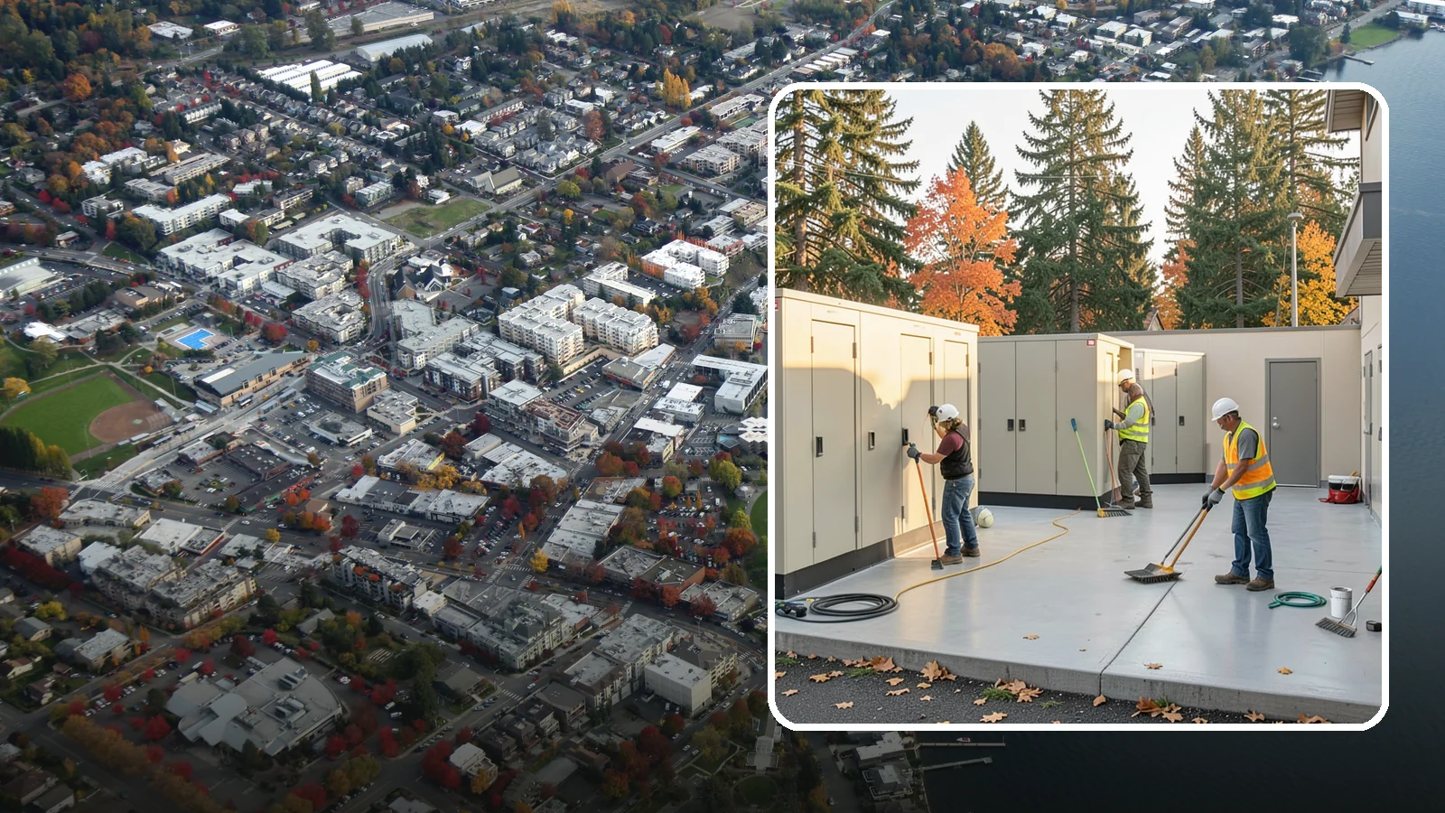 Municipal Restroom Construction in Kirkland, King County, WA - Build durable public restroom facilities engineered for high traffic, vandal resistance, and accessibility compliance.