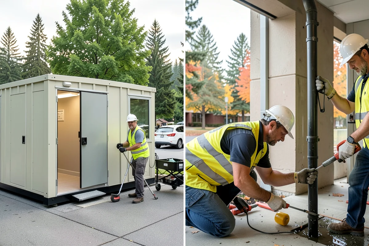 Municipal Restroom Construction in Lakewood, Pierce County, WA - Site utility assessment and facility type selection