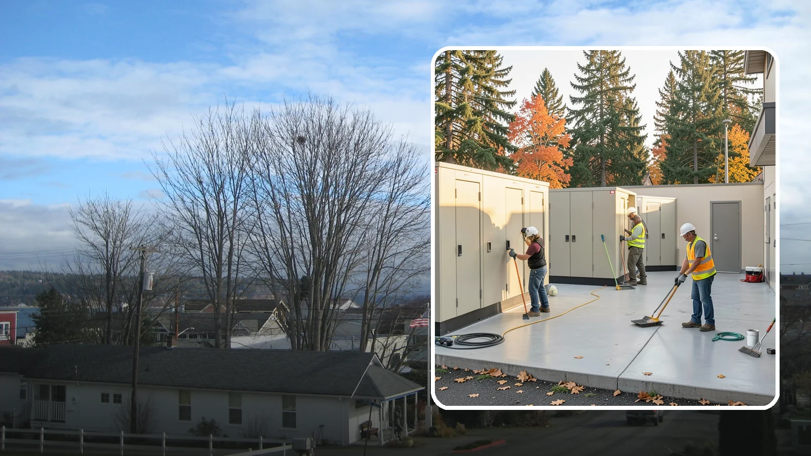Municipal Restroom Construction in Langley, Island County, WA - Build durable public restroom facilities engineered for high traffic, vandal resistance, and accessibility compliance.