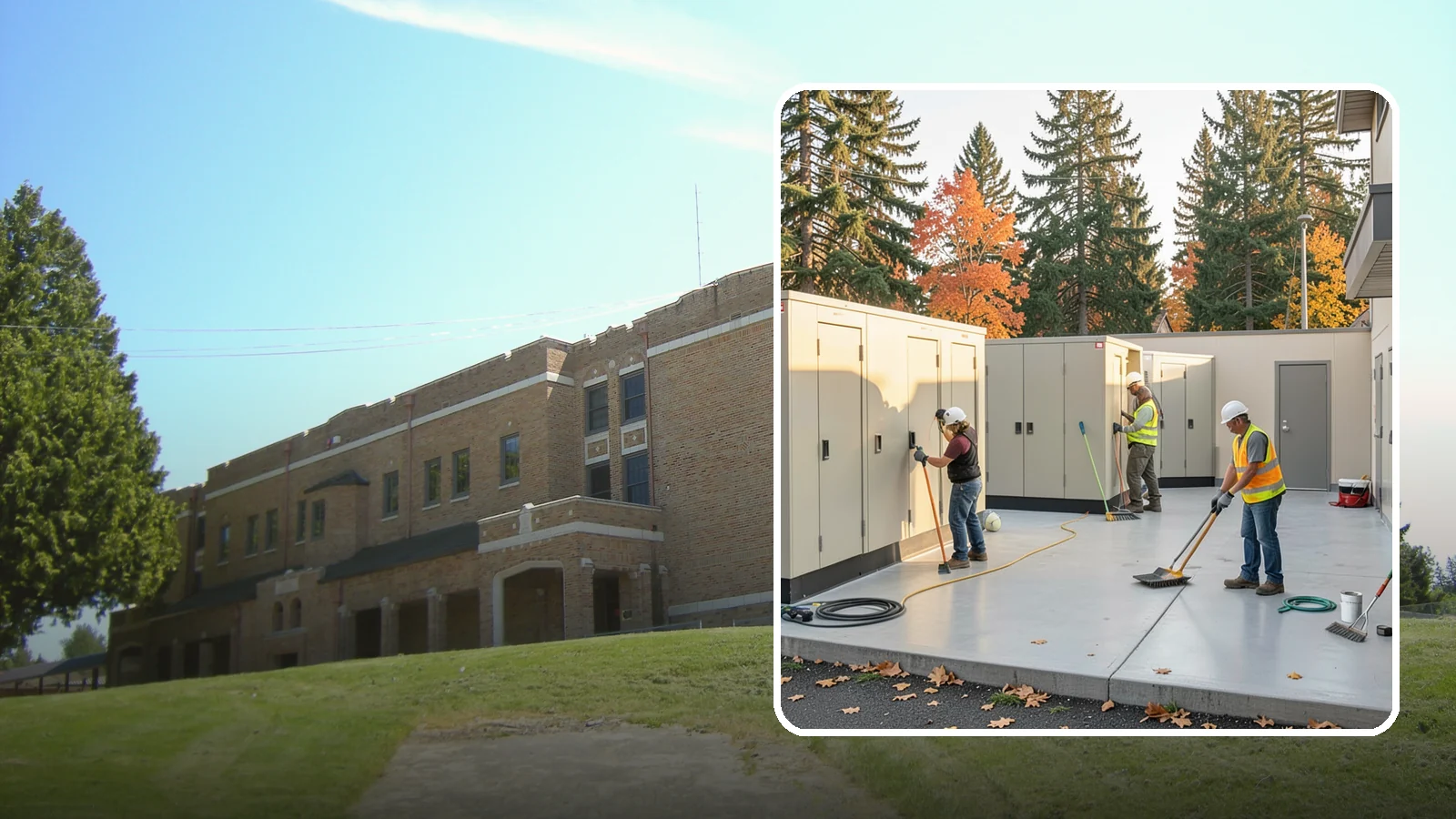 Municipal Restroom Construction in Maple Valley, King County, WA - Build durable public restroom facilities engineered for high traffic, vandal resistance, and accessibility compliance.