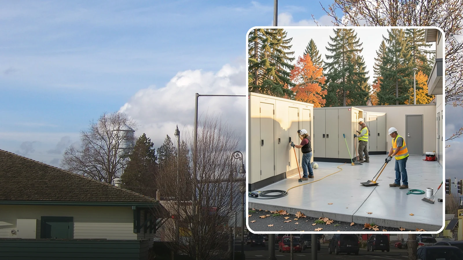 Municipal Restroom Construction in Marysville, Snohomish County, WA - Build durable public restroom facilities engineered for high traffic, vandal resistance, and accessibility compliance.