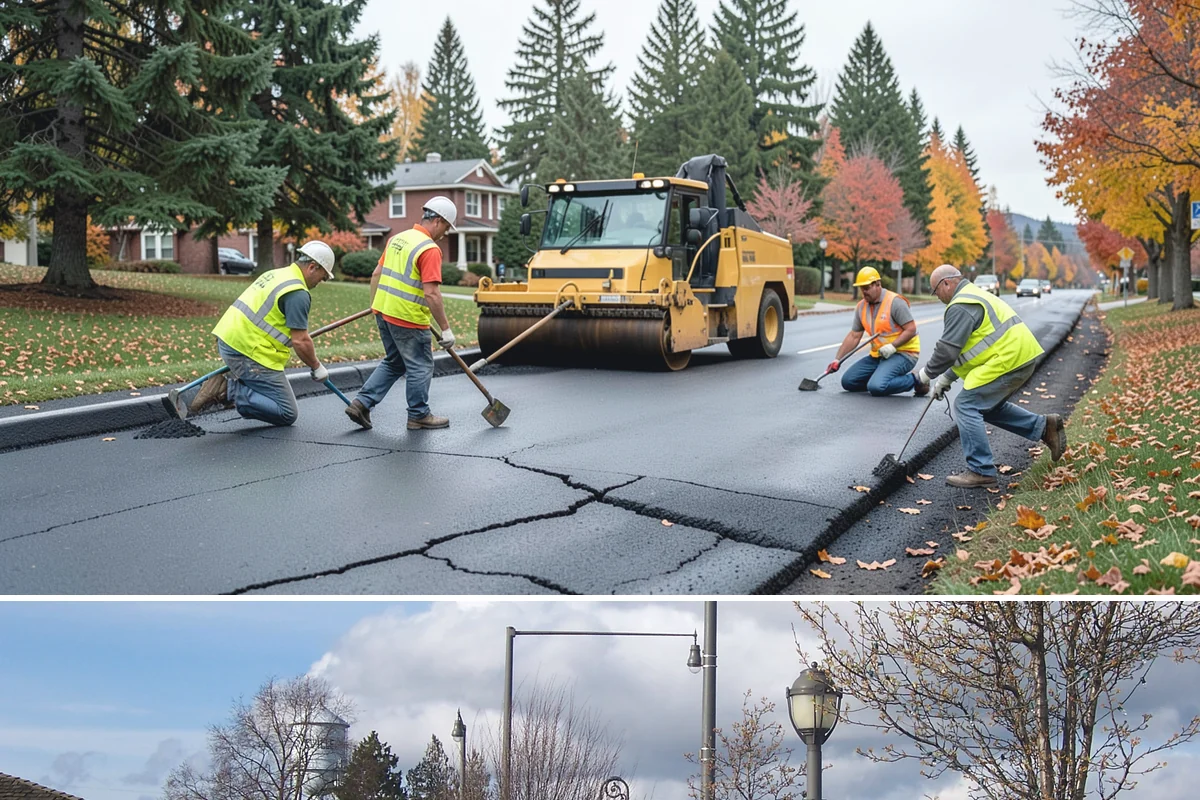 Municipal Restroom Construction in Marysville, Snohomish County, WA - Underground utility work and foundations proceed most reliably during the drier construction season.