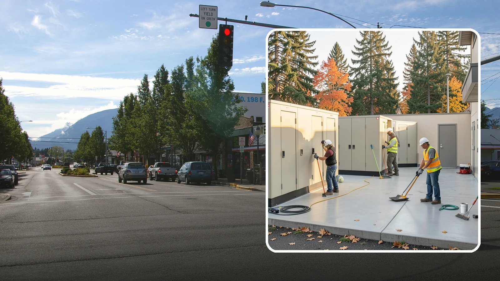 Municipal Restroom Construction in North Bend, King County, WA - Build durable public restroom facilities engineered for high traffic, vandal resistance, and accessibility compliance.