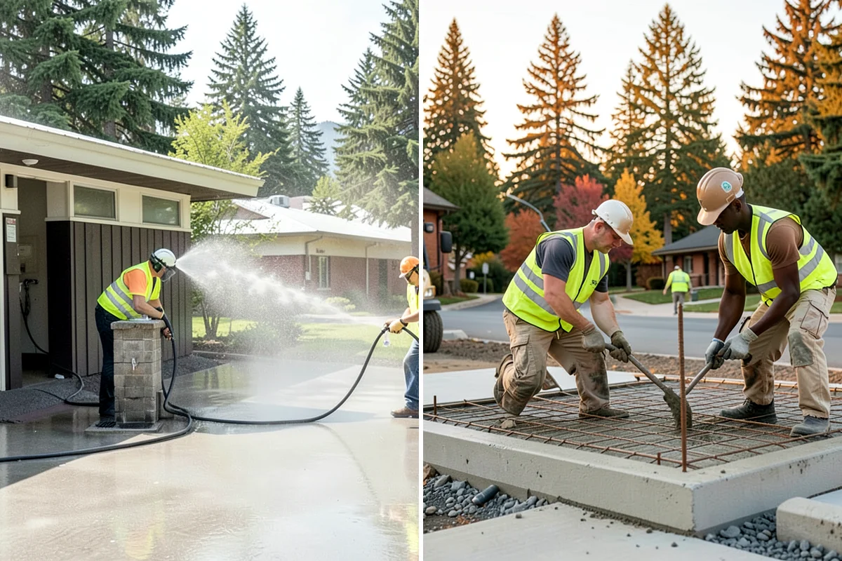 Municipal Restroom Construction in Pacific, King County, WA - Site utility assessment and facility type selection