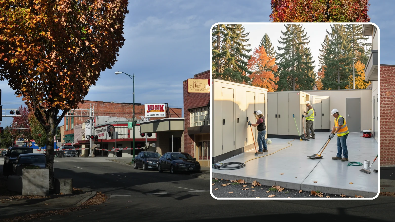 Municipal Restroom Construction in Puyallup, Pierce County, WA - Build durable public restroom facilities engineered for high traffic, vandal resistance, and accessibility compliance.