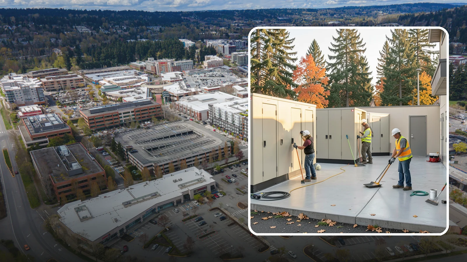 Municipal Restroom Construction in Redmond, King County, WA - Build durable public restroom facilities engineered for high traffic, vandal resistance, and accessibility compliance.