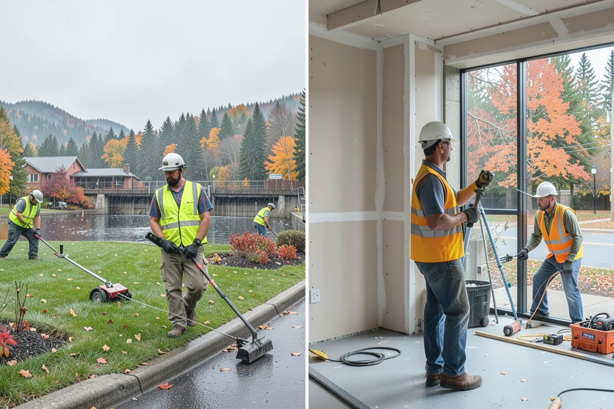 Municipal Restroom Construction in Roy, Pierce County, WA - Site utility assessment and facility type selection