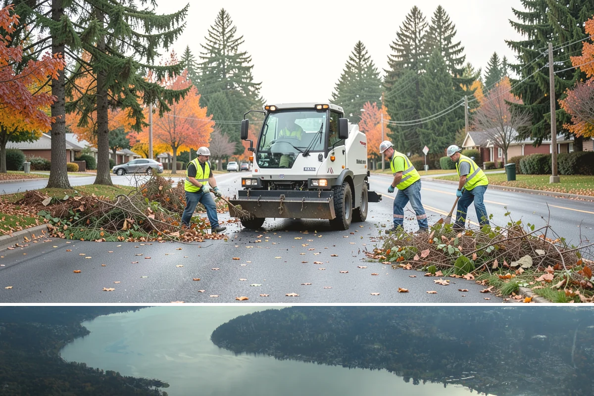 Municipal Restroom Construction in Sammamish, King County, WA - Underground utility work and foundations proceed most reliably during the drier construction season.