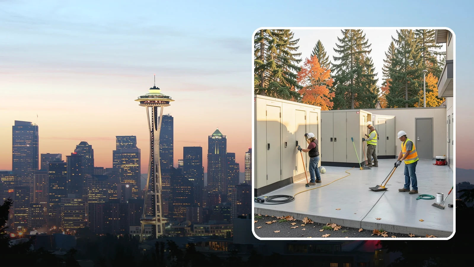 Municipal Restroom Construction in Seattle, King County, WA - Build durable public restroom facilities engineered for high traffic, vandal resistance, and accessibility compliance.