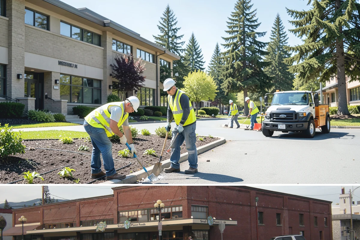Municipal Restroom Construction in Sedro-Woolley, Skagit County, WA - Underground utility work and foundations proceed most reliably during the drier construction season.
