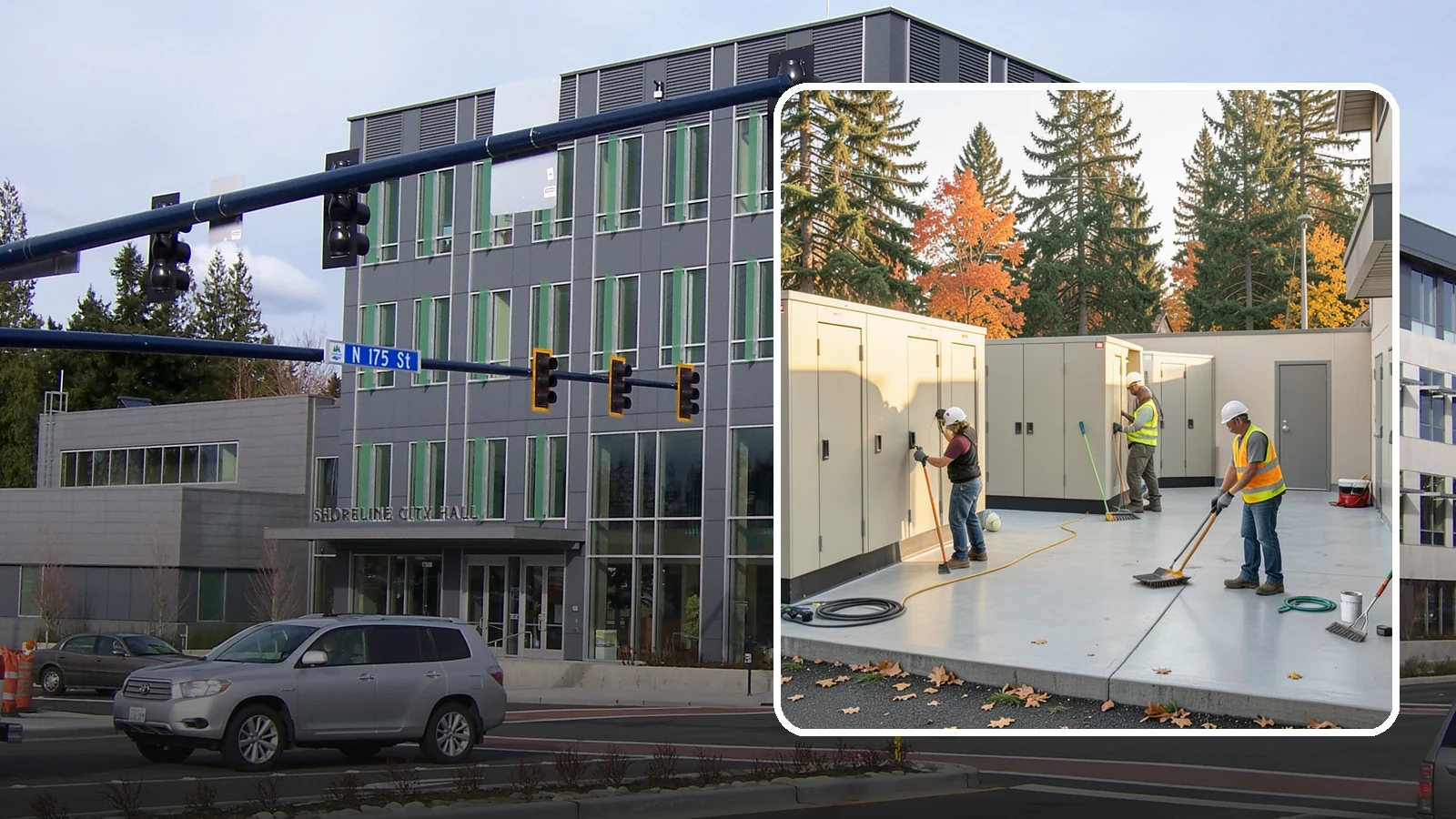 Municipal Restroom Construction in Shoreline, King County, WA - Build durable public restroom facilities engineered for high traffic, vandal resistance, and accessibility compliance.