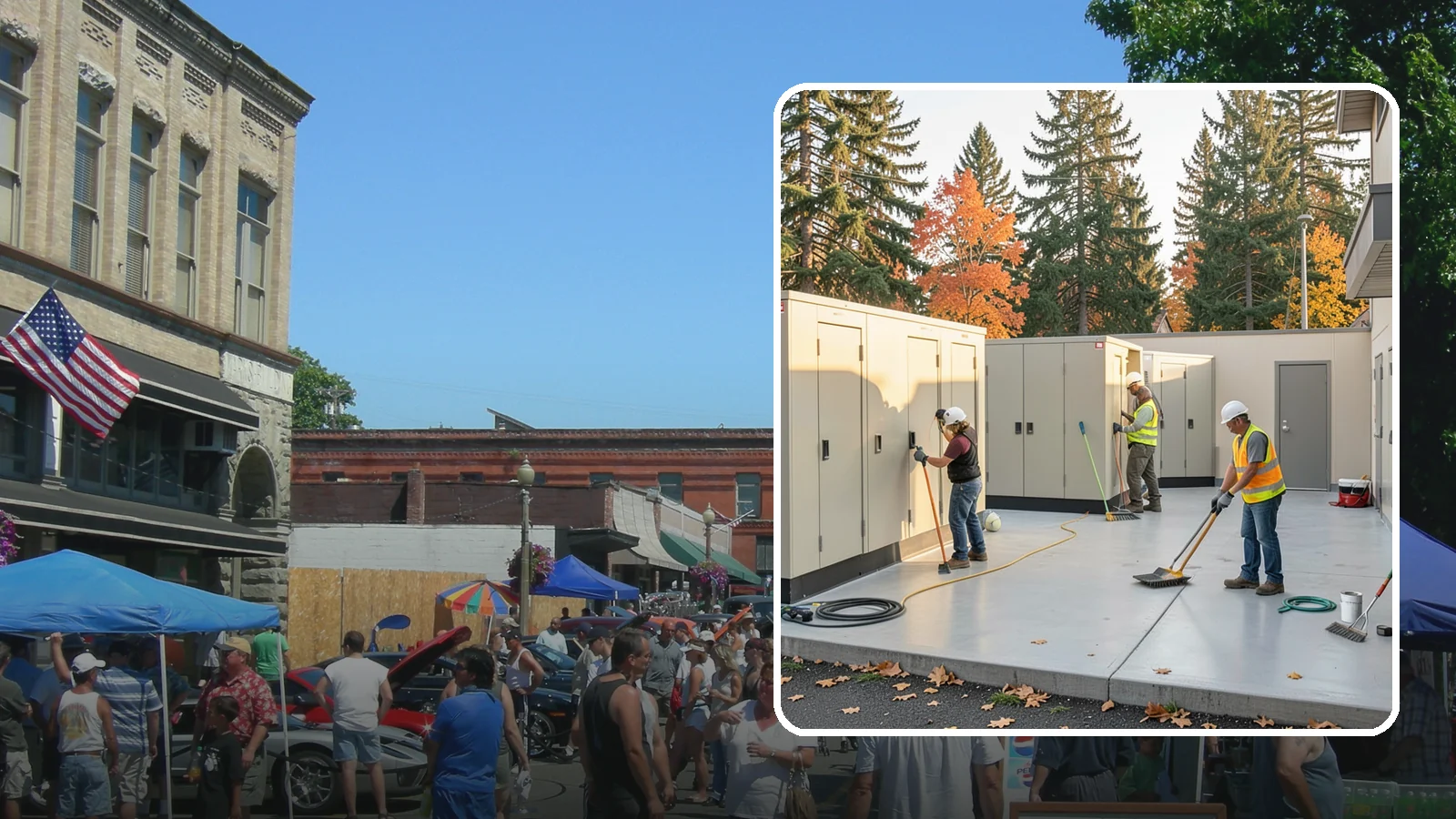 Municipal Restroom Construction in Snohomish, Snohomish County, WA - Build durable public restroom facilities engineered for high traffic, vandal resistance, and accessibility compliance.