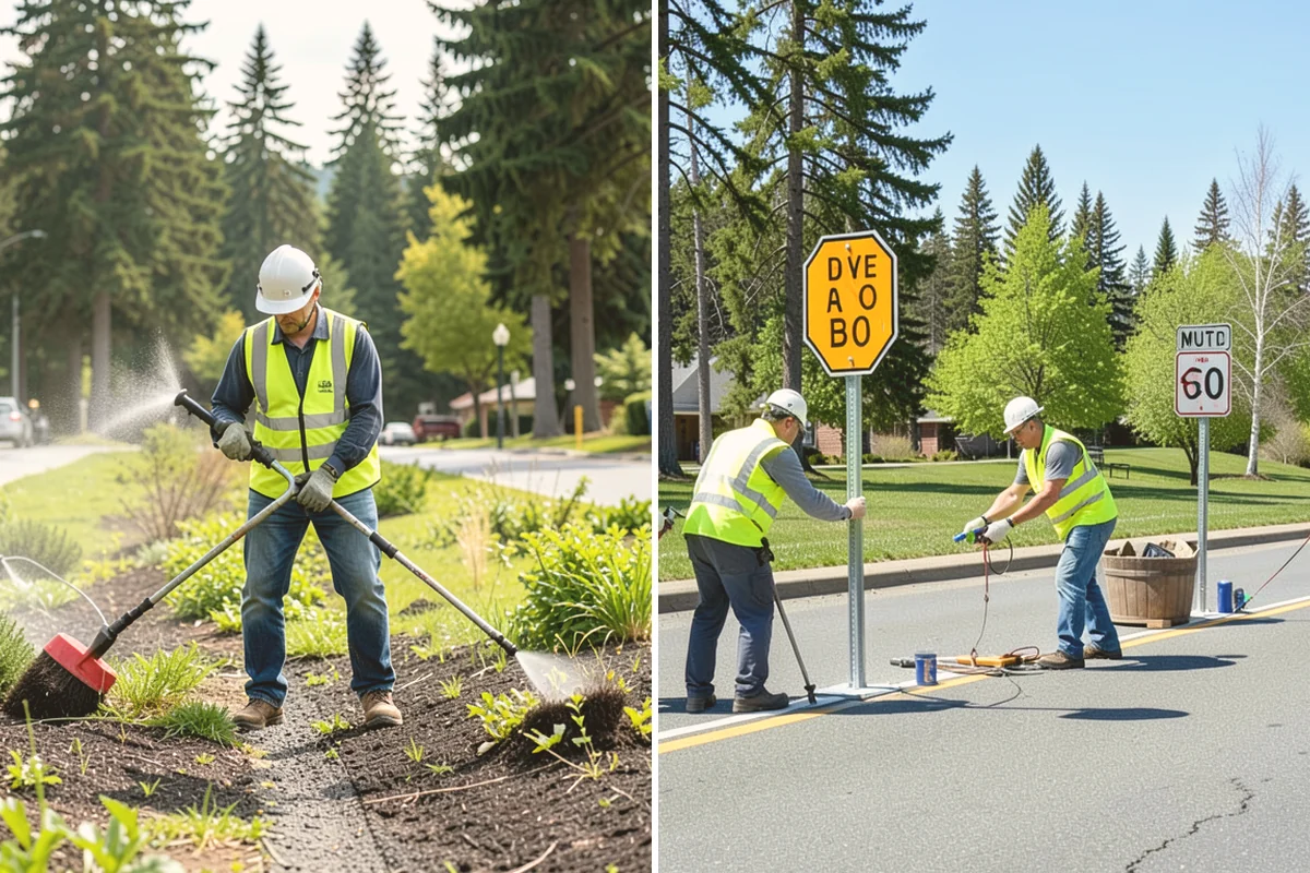 Municipal Retaining Wall Construction in Algona, King County, WA - Geotechnical and drawing review with drainage design confirmation