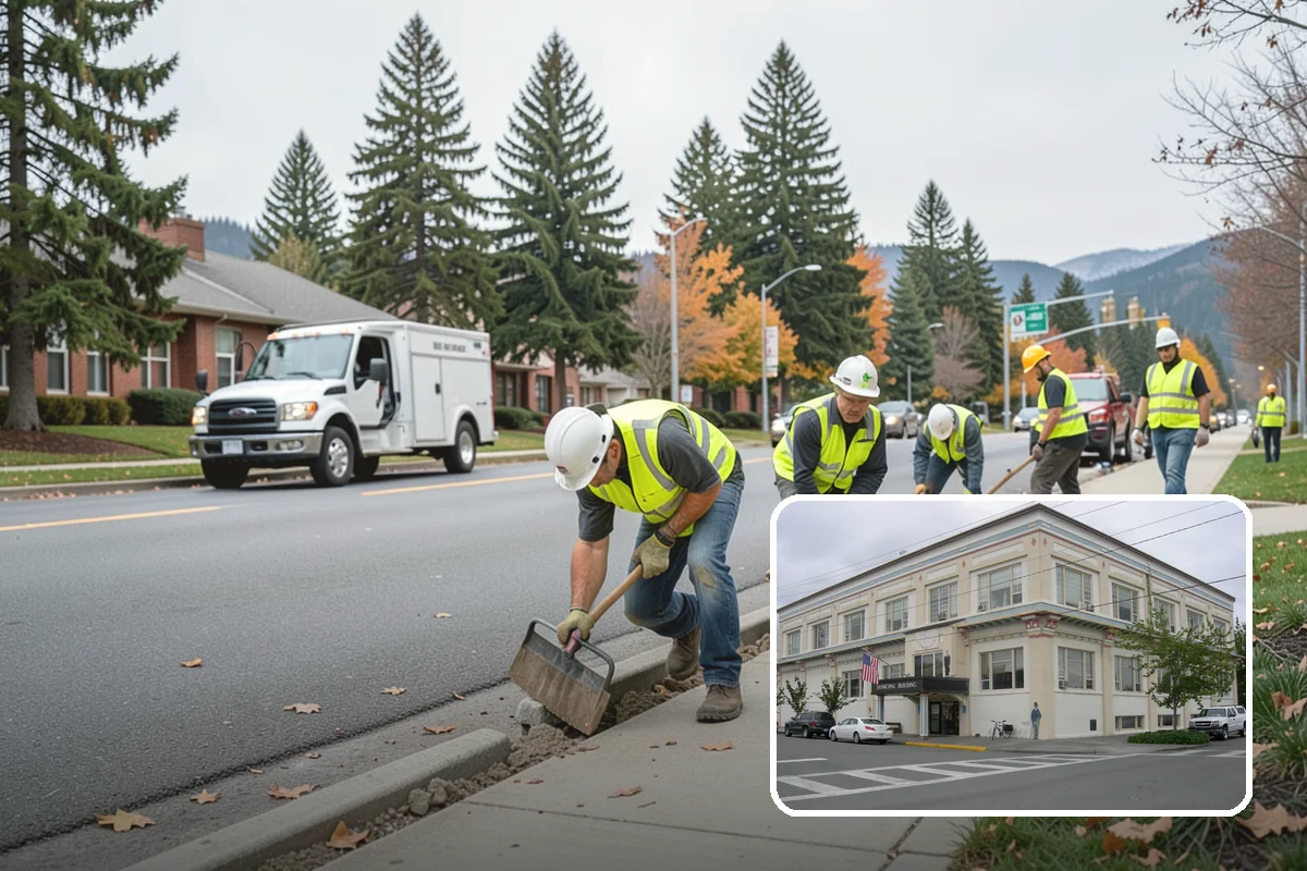 Municipal Retaining Wall Construction in Anacortes, Skagit County, WA - Stabilizes slopes and prevents costly erosion and roadway undermining