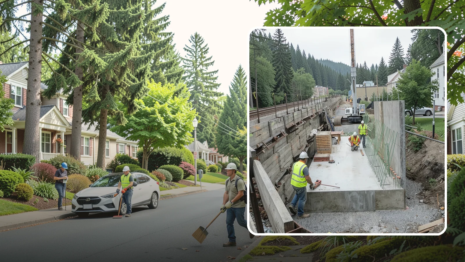 Municipal Retaining Wall Construction in Beaux Arts Village, King County, WA - Build engineered retaining walls that stabilize slopes, trails, and roadways across challenging Western Washington terrain.