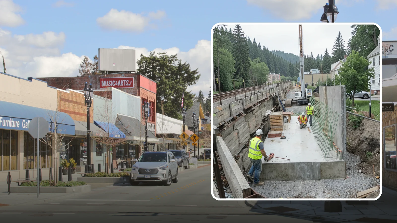 Municipal Retaining Wall Construction in Bothell, King County, WA - Build engineered retaining walls that stabilize slopes, trails, and roadways across challenging Western Washington terrain.