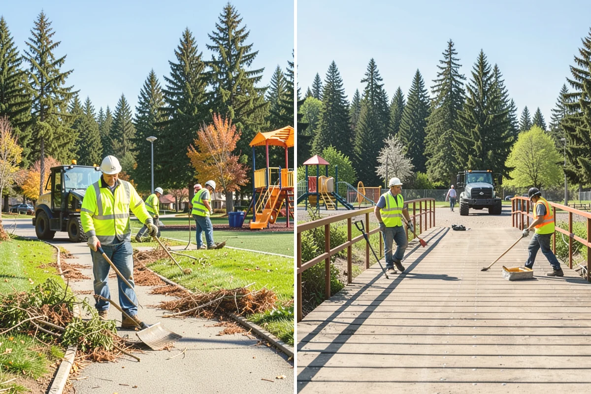 Municipal Retaining Wall Construction in Bothell, King County, WA - Geotechnical and drawing review with drainage design confirmation