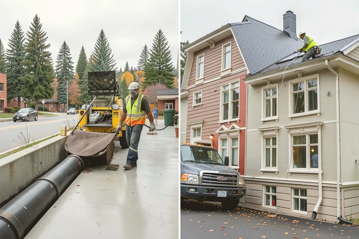 Municipal Retaining Wall Construction in Brier, Snohomish County, WA - Geotechnical and drawing review with drainage design confirmation