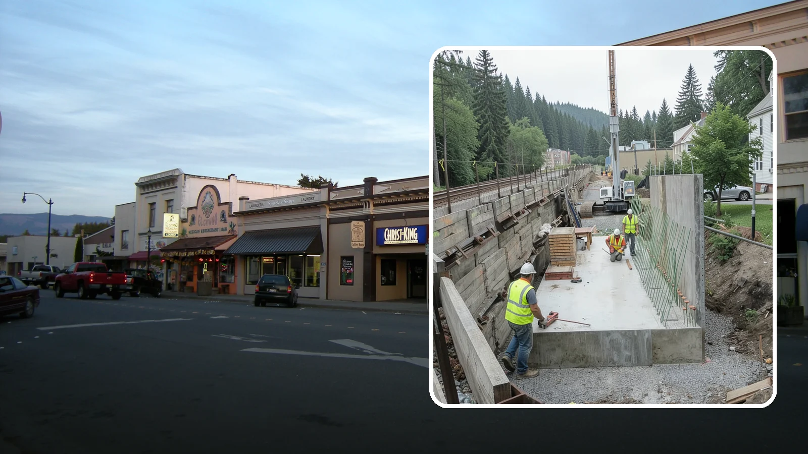 Municipal Retaining Wall Construction in Burlington, Skagit County, WA - Build engineered retaining walls that stabilize slopes, trails, and roadways across challenging Western Washington terrain.
